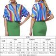 thumbnail image 2 of Camisas De Moda Camisas básicas para mujer Blusas Sueltas Estilo elegante Vacaciones Vacaciones (Azul M) Ygjytge para Mujer Azul T 20, 2 of 7