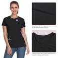 thumbnail image 3 of Baleaf Women's UPF 50+ UV Sun Protection T-shirt Outdoor Performance Short Sleeve Black Size L, 3 of 7