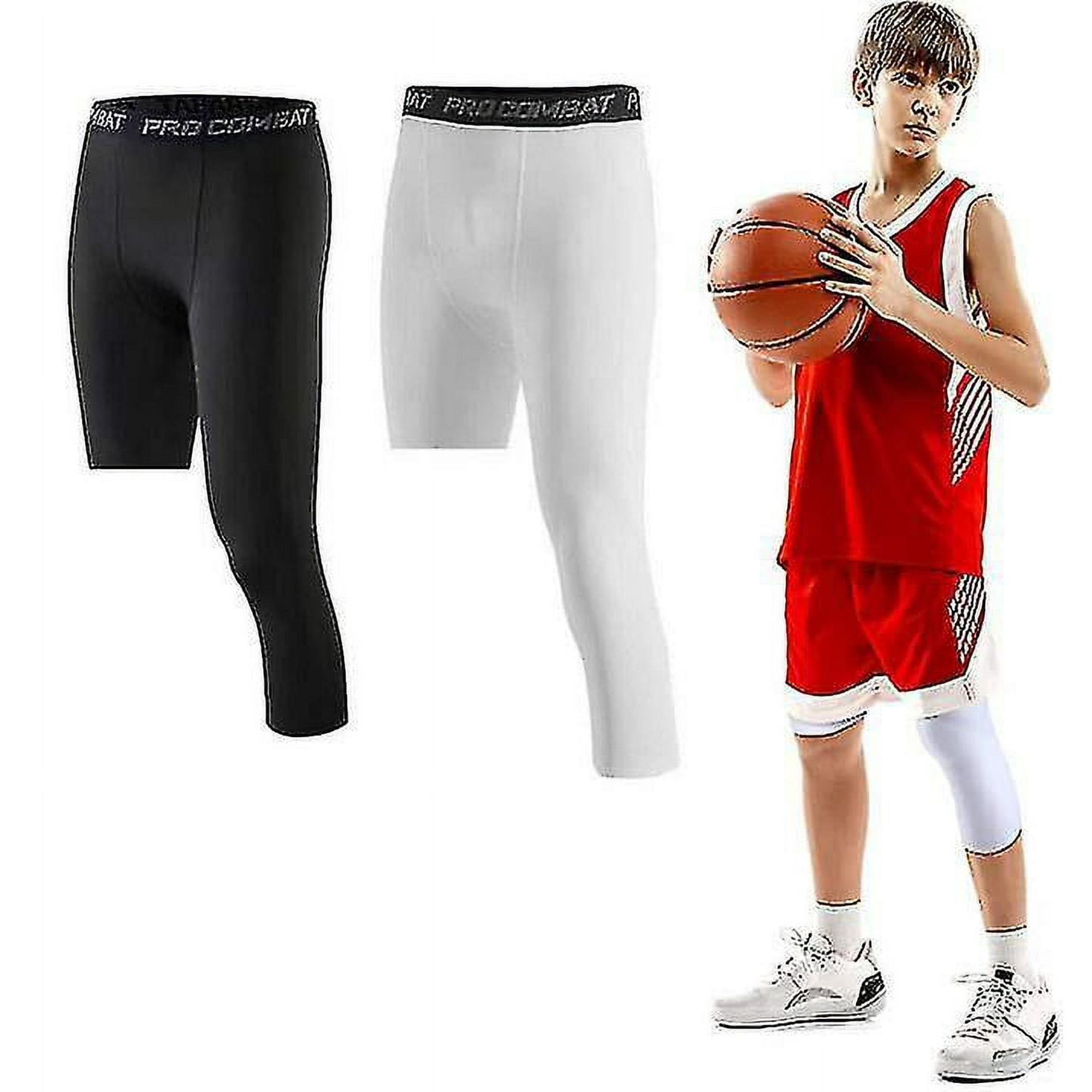 Basketball Tights 3 4 Compression Pants For Men Walmart