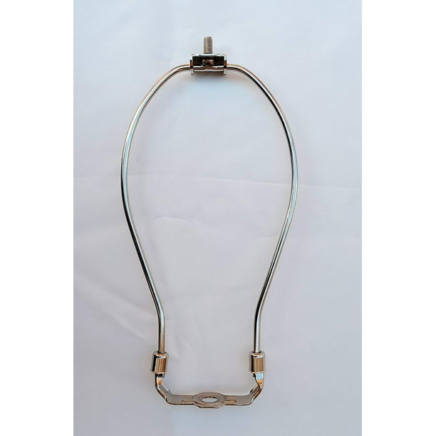 Urbanest 8" Heavy Duty Harp Fitter For Lamp Shades with Saddle, Nickel