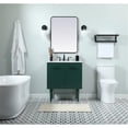 thumbnail image 3 of Elegant Decor Cyrus 30" Aluminum MDF Single Bathroom Vanity in Green, 3 of 5