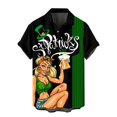 thumbnail image 4 of Camisa del Día de San Patricio para hombres, camisas hawaianas con botones y estampado completo en 3D, camisetas de playa informales de verano de manga corta, camisas y blusas, 4 of 5