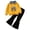 A153-Yellow, variant on Toddler Boys Girls Spring Summer Thermal Underwear Long Pants Base Layer Soft Comfy Outfits, Thermal Base Comfort(Yellow,5-6 Years)