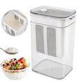 thumbnail image 1 of Filter Greek Yogurt Maker and Storage Jar 2-in-1 Yogurt Strainer with Airtight Lid Clear Container for Breakfast Parfaits and Meal Prep(1Pc) by JASKFLY, 1 of 8