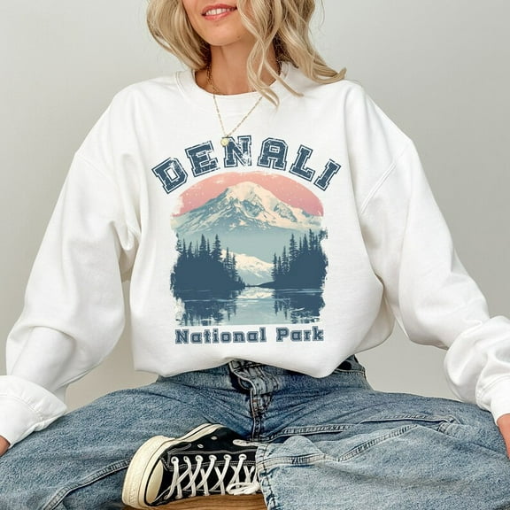 Velto Denali National Park Alaska Adventure Travel Cruise Sweatshirt Full size S-5XL