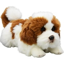 Realistic Pekingese Dog Stuffed Animal Plush Toy, Lifelike Animal Plushies, Simulation Animals Doll