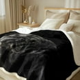 thumbnail image 2 of Pug Throw Blanket Black Pug Ultra Soft Blanket Dog Shepa Blanket Plush Fuzzy Lightweight Fleece Blanket for Adults Kids Gift Baby(30"x40"), 2 of 6