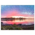 thumbnail image 2 of Design Art - Beautiful Fall Sunrise Over River, 2 of 3