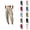 Beige, variant on Harem Pants Women Spring Summer Elastic Waist Loose Fit Lightweight Beach Pants Trousers with Pockets