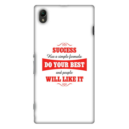 Sony Xperia Z1 L39h Case, Premium Handcrafted Designer Hard Shell Snap On Case Printed Back Cover with Screen Cleaning Kit for Sony Xperia Z1 L39h, Slim, Protective - Success Do Your (Best Dua For Success In Court Case)