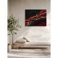 thumbnail image 5 of Red Marble Wall Art for Living Room,Canvas Picture Wall Decor for Bathroom Bedroom,Gold Abstract Vintage Modern Ombre Art Painting Artwork for Office Kitchen Hallway Dining Room Home Decor 12"x16", 5 of 8