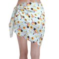 thumbnail image 2 of KLL Submarine With Fishes Undersea Print Women's Sarong Coverups Short Bathing Suit Wrap Skirt Beach Wrap Swimsuit Cover Ups, 2 of 6