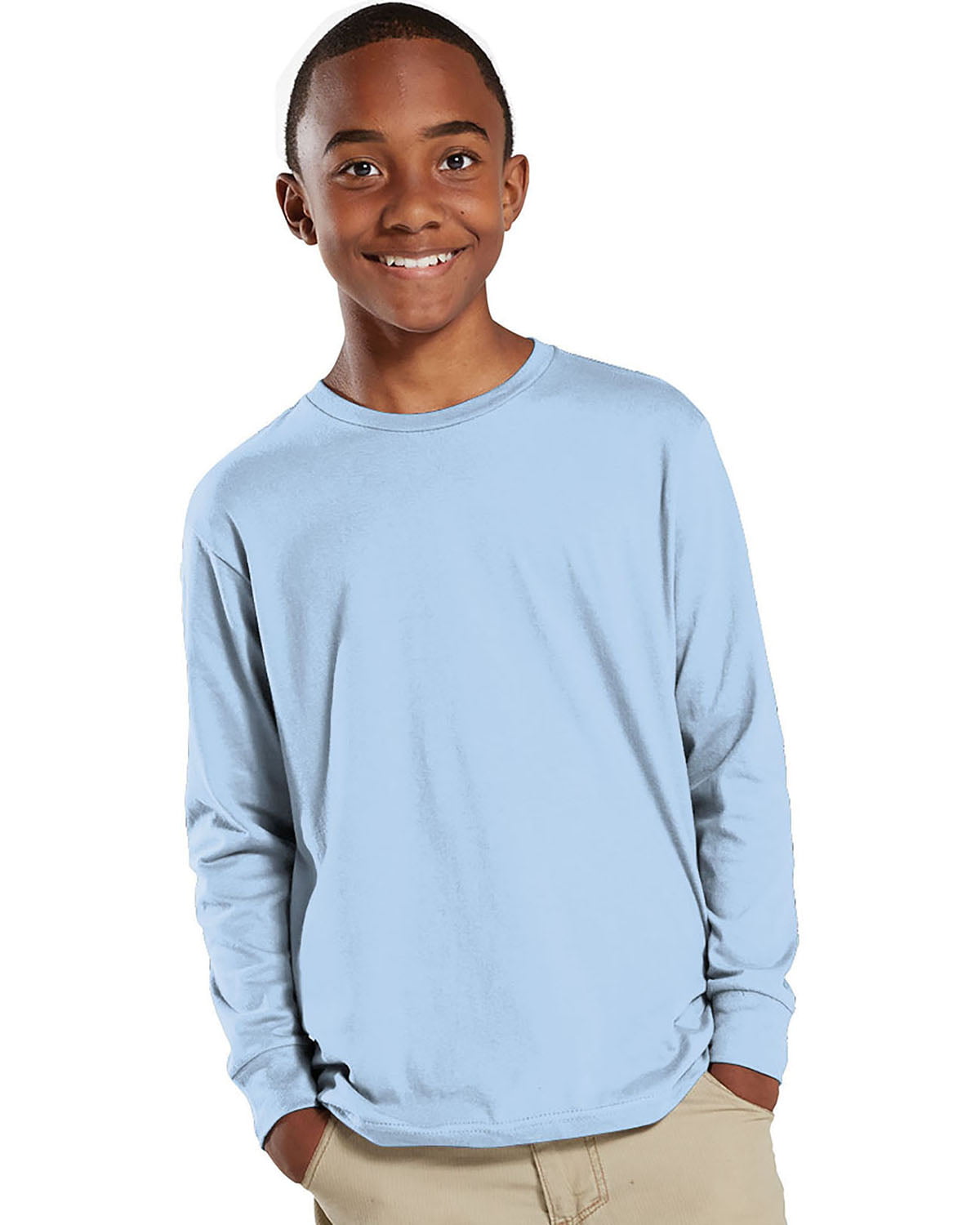 Garnet Long Sleeve T-Shirt Champion Script Logo Youth