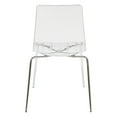 thumbnail image 5 of Coastal Dining Chairs - Set of 2, Modern Design, Chrome Legs, Stylish Accent Seating, 33" Height, 5 of 8