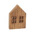 thumbnail image 6 of Taosunzt Wood Craft Eco-friendly Unique Design No Glitch Nordic Style Miniature Christmas Decor Good Texture Small House Wooden Craft Household Supply White Size S, 6 of 13