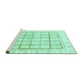 thumbnail image 2 of Ahgly Company Machine Washable Indoor Rectangle Abstract Turquoise Blue Modern Area Rugs, 5' x 7', 2 of 4