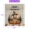thumbnail image 5 of Happy Halloween Bull Terrier Witches Hat Pumpkin Carving Shower Curtain Bully Dog Lovers Gifts Idea Waterproof Bathroom Bathtub Curtain - 02019, 5 of 5