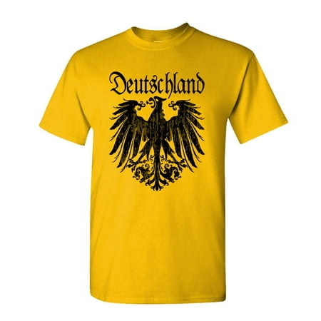 BLACK DEUTSCHLAND EAGLE - german soccer - Cotton Unisex T-Shirt