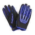 thumbnail image 3 of 1Storm Skeleton Men's MX Dirt Bike Full Finger Athletic Gloves, Blue, 3 of 4