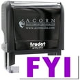 thumbnail image 1 of Large Self-Inking Fyi Stamp, Trodat Printy 4913, Press and Print Stamping, Impression Size 7/8" x 2-1/4", Up to 10,000 Impressions - Purple Ink, 1 of 10