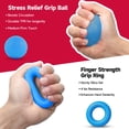 thumbnail image 4 of Kit de fortalecimiento de agarre manual FitBeast de 5 piezas, ajustable, 4 of 6