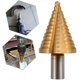 thumbnail image 1 of Step Drill Bit High Speed Steel, Titanium Triangle Handle Round Step Cone Drill Drill, 1 of 5