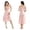 Pink, variant on Fjuchai Women's Silk Nightgown Nightdress Long Sleepwear Sleeveless Loungewear Soft Summer Night Pajama Sleep Dress Knee Length Nightwear S-XL