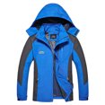 thumbnail image 1 of Innerwin Manteau Imperméable Veste Homme Ski Neige Boutons Extérieur Homme Bleu m, 1 of 2