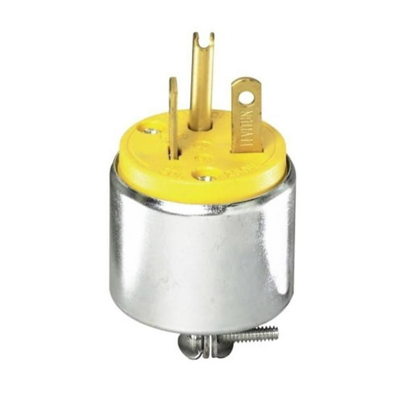 Leviton 000-620PA Commercial Grade Straight Blade Armored Plug