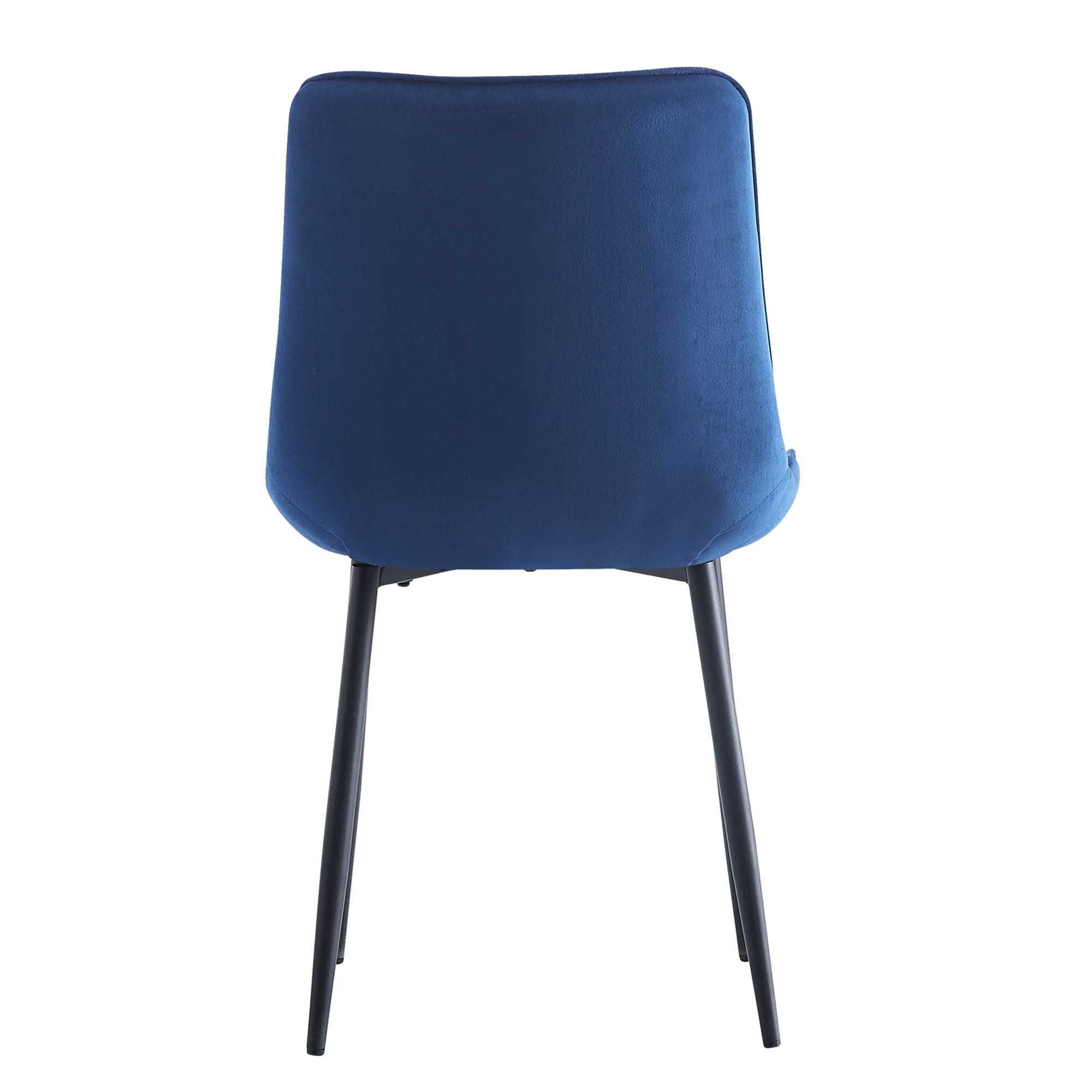 Kadyn Velvet Dining Chair 2PCS, Kitchen Chairs for Offices, Dining Room Chairs for Living Rooms, Blue