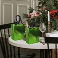 thumbnail image 2 of Bolsas de regalo cabzymx Glossy Small, verde claro, 18 unidades con base, 2 of 7