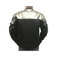 thumbnail image 2 of Redline Men's Racing Armor Premium Jacket, Two-Tone Leather M-RBR (Silver, 2XL), 2 of 4