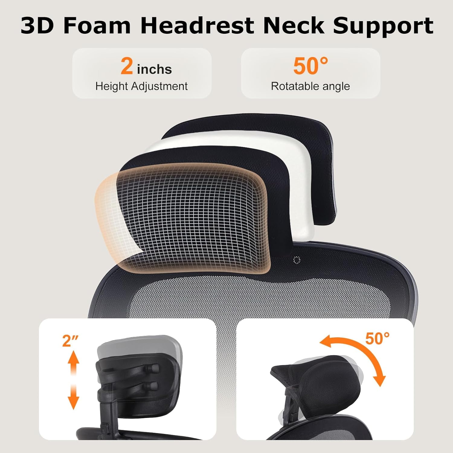 2 Pack Office Chair Ergonomic Desk Chair Comfort Adjustable Height with Wheels，Lumbar Support Mesh Swivel Computer Home Office Chair,Conference Room Chairs