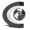 thumbnail image 1 of Mistaha 3" C Shape Magnetic Levitation Globe Maglev Levitation Rotating Globe World Map with Colored LED Lights for Teaching Home Office Desk Decoration, 1 of 8