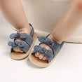 thumbnail image 7 of Baby Girl Sandals Summer Crib Shoes Bowknot Soft Sole Infant Girls Princess Dress Flats First Walker Shoes, 7 of 7