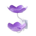 thumbnail image 1 of TIELUTT Soap Dish Holder for Shower Double Layer Cute Shape Tray Wall Mounted Shampoo No Paper Towel Holder Clear Bathroom Organizer Bathroom Towel Rack Set Bathroom for Wall Microfiber Beach Towels, 1 of 4