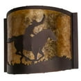 thumbnail image 3 of Meyda Tiffany 163132 Cowboy 10" Tall Wall Sconce - MultiColor, 3 of 6