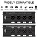 thumbnail image 3 of 2 Par de Extensores de Audio XLR/ de 4 Canales RJ45 Cat5/Cat6 Ethernet, Transceptor Extensor XLR para Escenarios en, 3 of 5