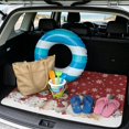 thumbnail image 2 of Jeiento Snowman Snowflake Car Trunk Mat Size 29" x 39" All Weather Rear Cargo Liner Winter Holiday Trunk Protector Pet Seat Cover Alternative, 2 of 7