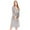 Gray, variant on Women Robes Sleepdress Bathrobe Knee Length Soft Sleepwear Ladies Loungewear