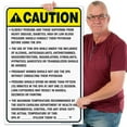 thumbnail image 2 of South Carolina Caution Sign, Complies With State Of South Carolina Pool Safety Code, 24x36 Corrugated Plastic, 2 of 7