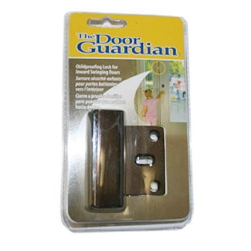Door Guardian DG01AB Door Guardian Security Lock Antique Brass