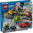 thumbnail image 1 of LEGO City Built For Speed Gift Set: Building Toy for Kids, Ages 5+ - 4 Sets in 1 Including 7 Minifigures and Vehicles - Perfect Gift for Young Racing Fans - 66803, 1 of 5