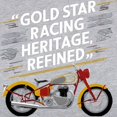 thumbnail image 3 of CafePress - Gold Star Racing Heritage Refined Women's Baseball T Shirt - Womens Baseball Tee, 3 of 4