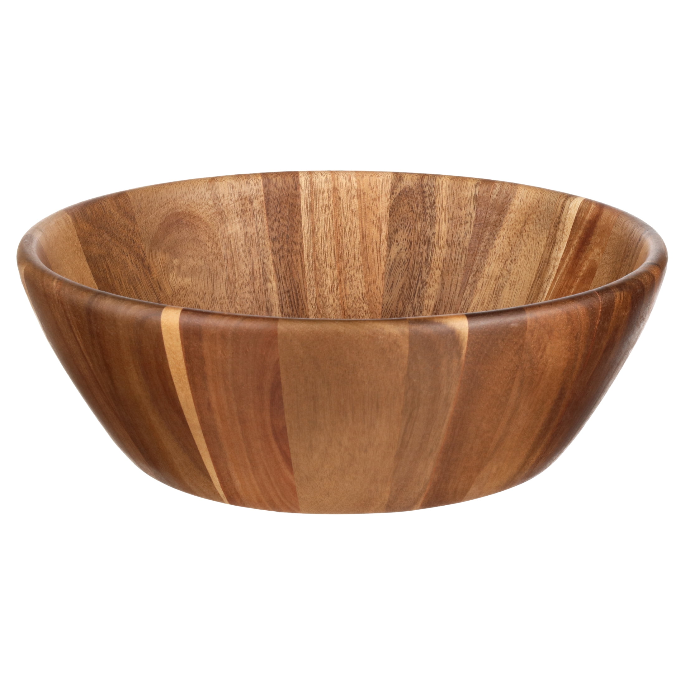 Better Homes & Gardens Large Angled Acacia Serving Bowl