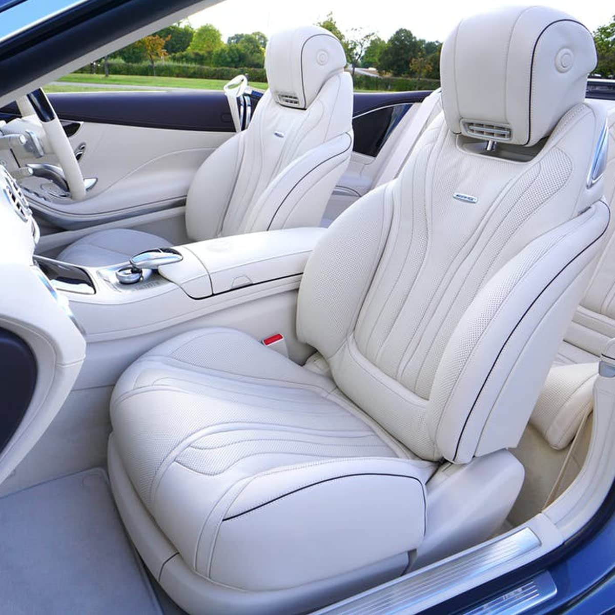 Vinyl Marine Synthetic Leather Fabric - 55"W Waterproof Vinyl Material 0.6mm Thick Soft Upholstery Leather Sheets for Car Headliner Furniture Sofa Boat Replacement Renovate - White