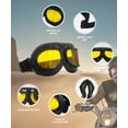 thumbnail image 4 of CRG Sports Vintage Bike Aviator Pilot Motorcycle Cruiser Scooter Goggles, 4 of 7