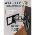 thumbnail image 3 of ECHOGEAR MaxMotion Soporte de pared para TV para televisores grandes de 42" a 90" - Movimiento completo con giro, inclinación y extensión suaves - Diseño universal funciona con Samsung, Vizio y más -, 3 of 5