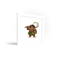 thumbnail image 4 of Gallery Pops Disney Moana - Maui With Mighty Fish Hook Wall Art, White Framed Version, 12" x 12", 4 of 5