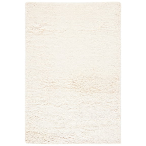 SAFAVIEH Casablanca Genette Solid Area Rug, Ivory, 8' x 10'